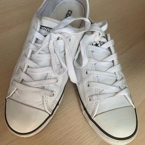 Leather Converse Sneakers Women sz 7.5